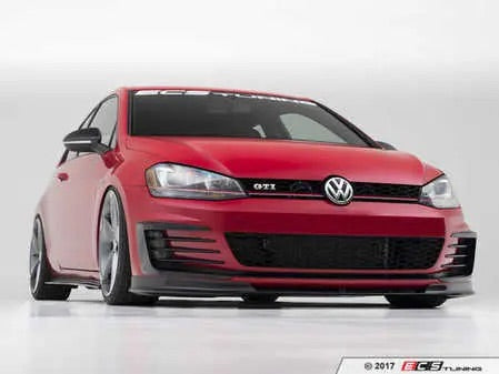 MK7 GTI Front Bumper Grille Flare Set - Carbon Fibre